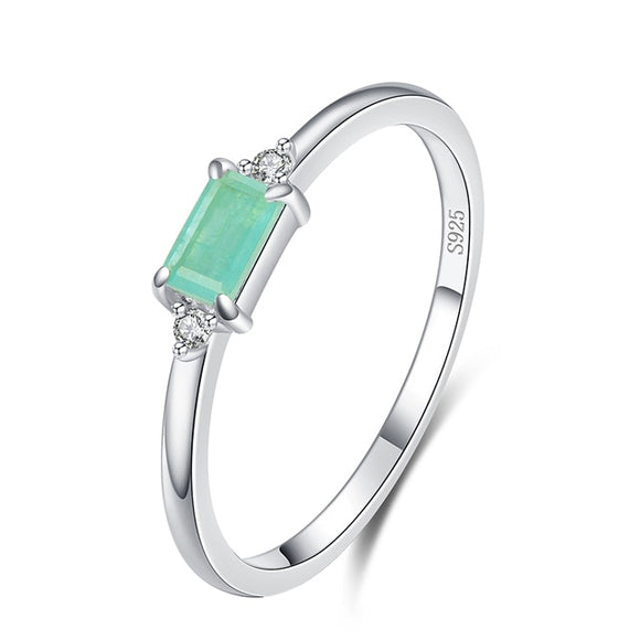 Charm Luxury Green Tourmaline Ring